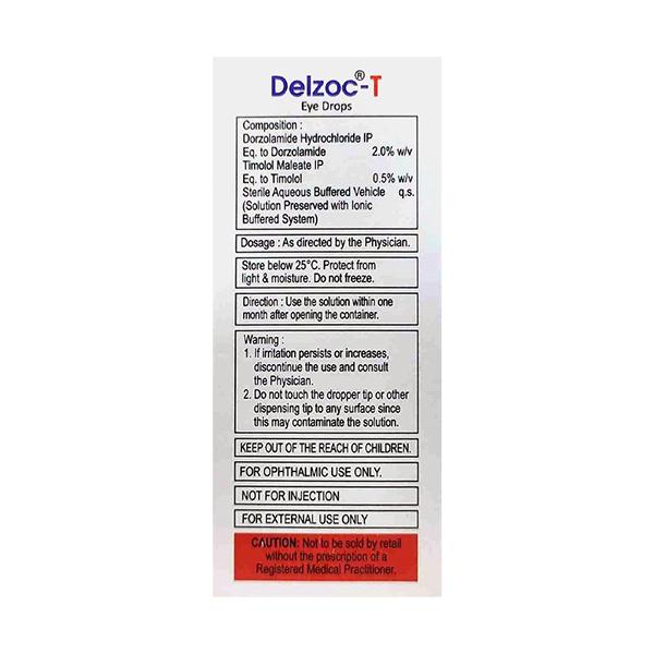 DELZOC T Eye Drops 5ml