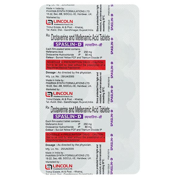 Spaslin D Tablet 10'S