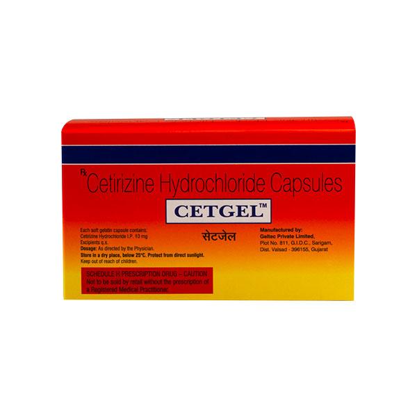 Cetgel Capsule 10'S