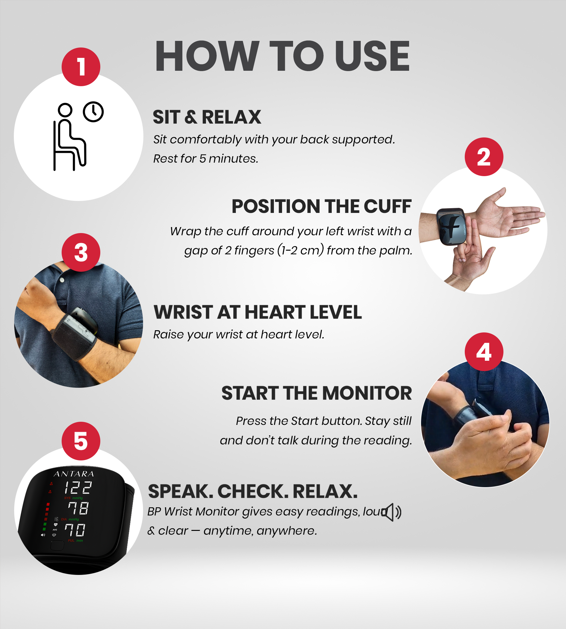 AGEasy Wrist BP Monitor