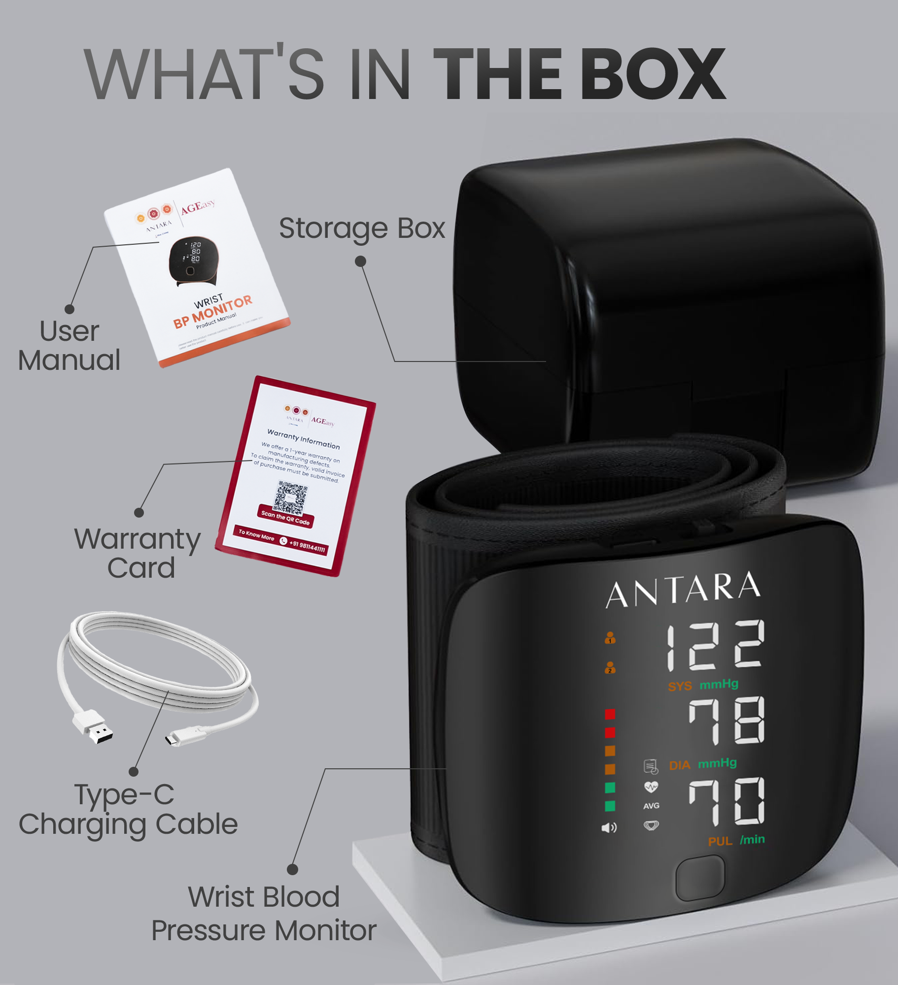 AGEasy Wrist BP Monitor