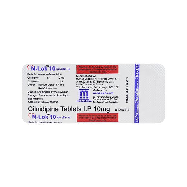 N LOK 10mg Tablet 10's