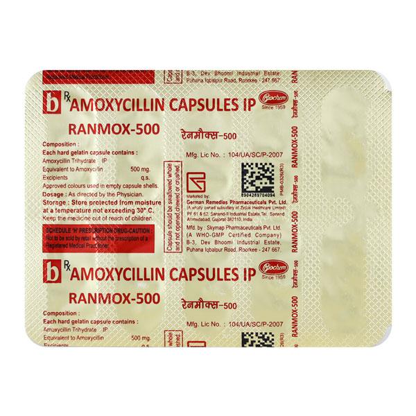 RANMOX 500 Capsule 10's