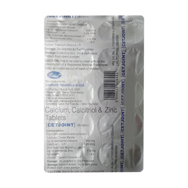 Cetjoint Tablet 10'S