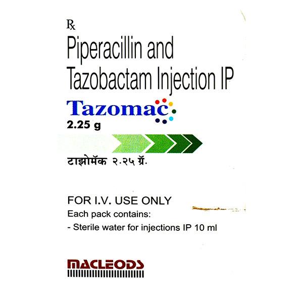 Tazomac 2.25gm Injection 1's