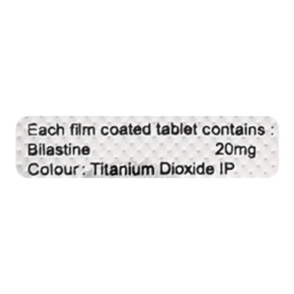 BILAHENZ 20mg Tablet 10's