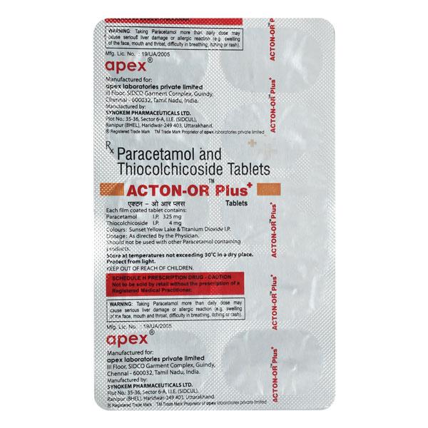 ACTON OR PLUS Tablet 10's