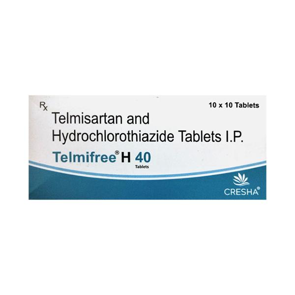 TELMIFREE H 40 Tablet 10's