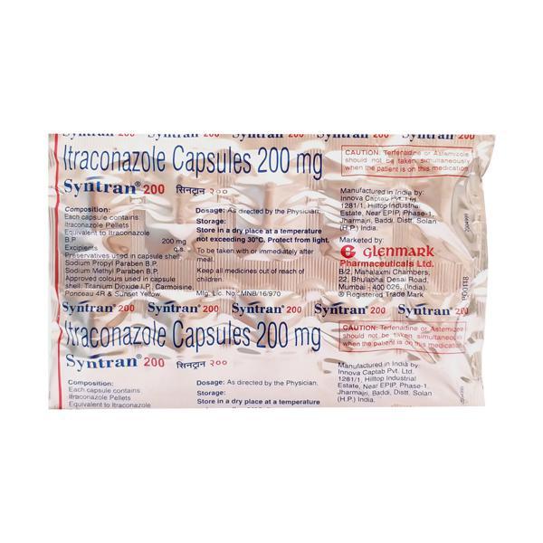 Syntran 200mg Capsule 10'S