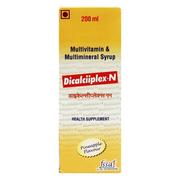 DICALCIIPLEX N PINEAPPLE FLAVOUR Syrup 200ml