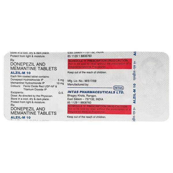 Alzil M 10mg Tablet 10'S