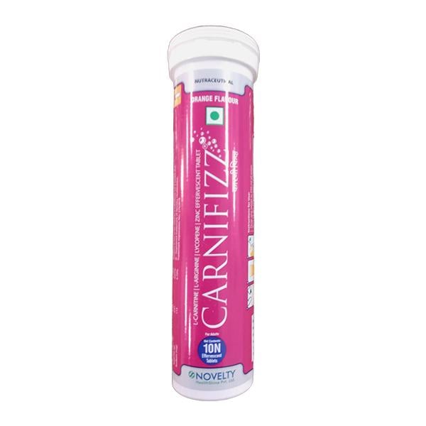CARNIFIZZ ORANGE FLAVOUR Effervescent Tablet 10's