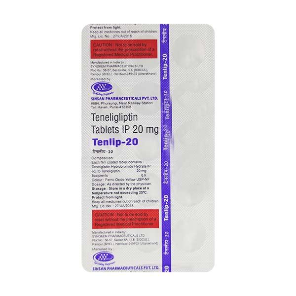 TENLIP 20mg Tablet 15's