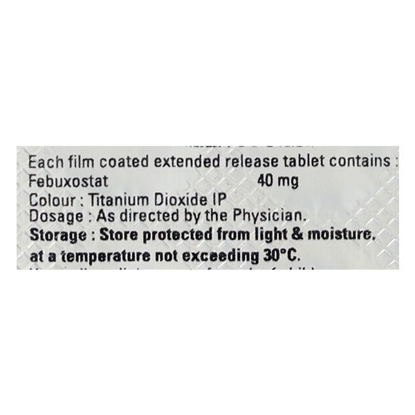GOUTFREE 40 XL Tablet 10's