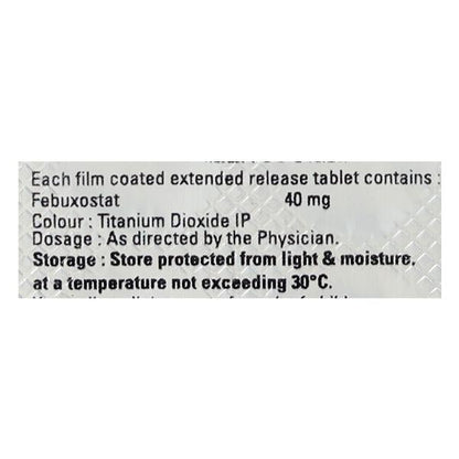 GOUTFREE 40 XL Tablet 10's