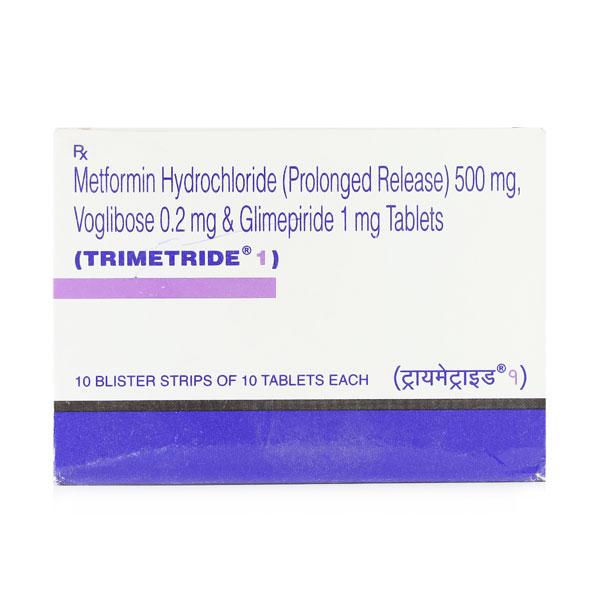 Trimetride 1mg Tablet 10'S