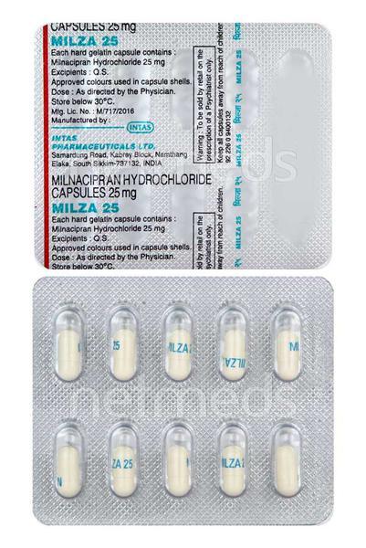 Milza 25mg Capsule 10'S