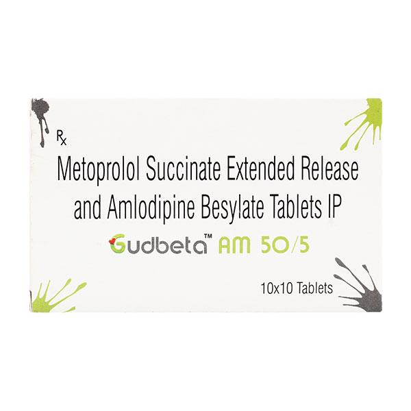 GUDBETA AM 50/5 Tablet 10's