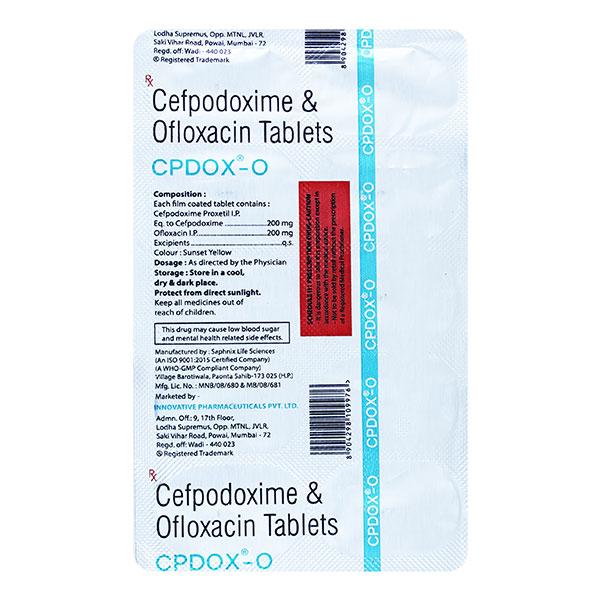 CPDOX O Tablet 10's