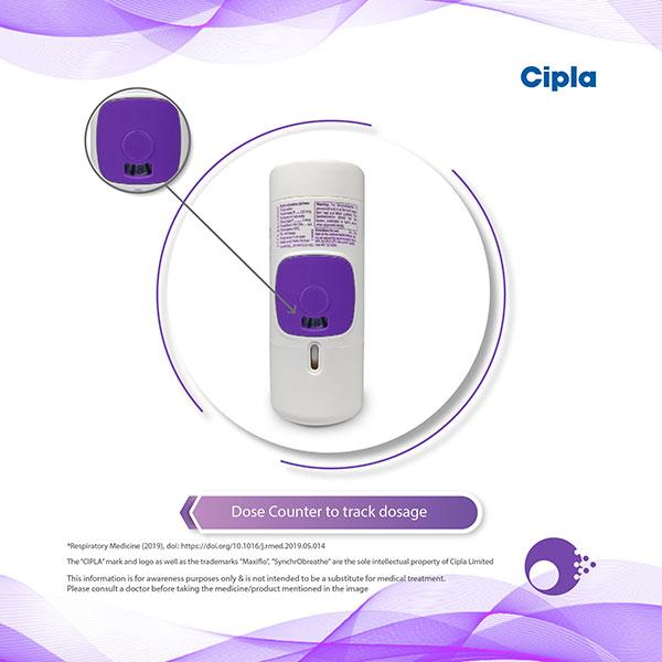 MAXIFLO 125 SYNCHROBREATHE Inhaler 1's