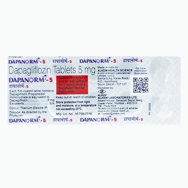 DAPANORM 5 Tablet 10's