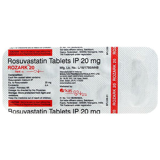 ROZARK 20 Tablet 10's