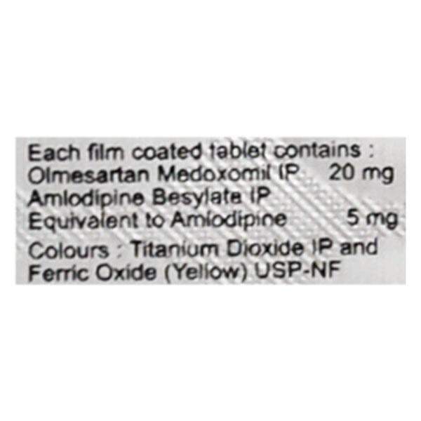 Olmesar A 20mg Tablet 15'S