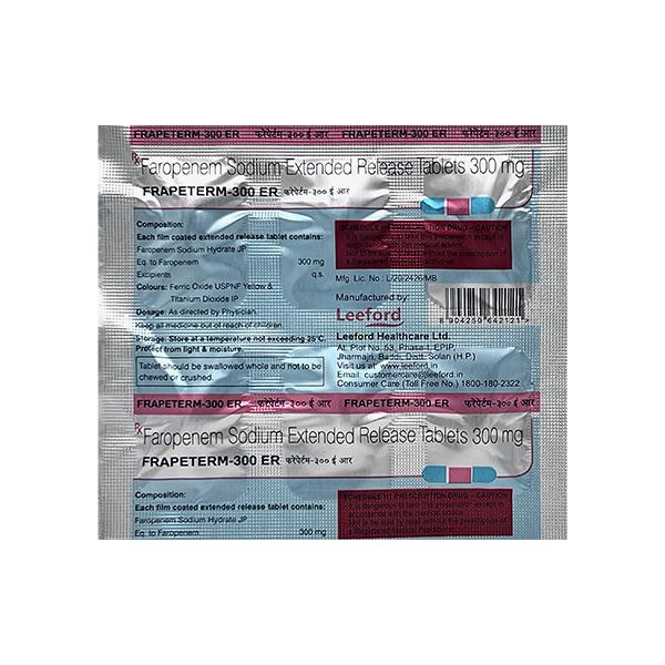 FRAPETERM 300 ER Tablet 6's