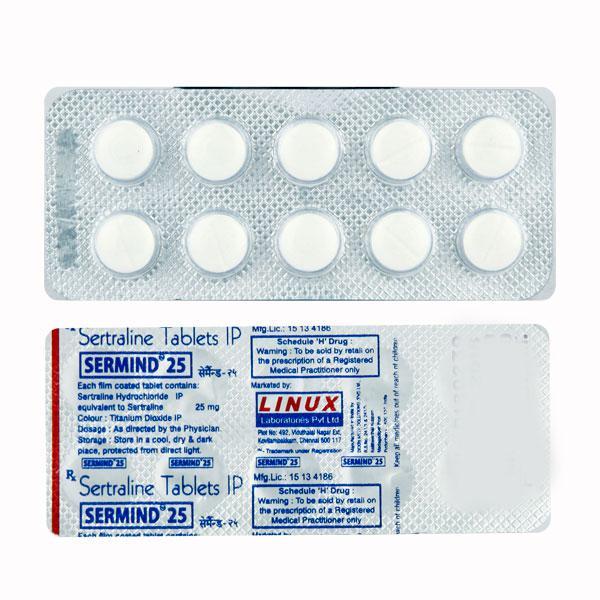 Sermind 25mg Tablet 10'S