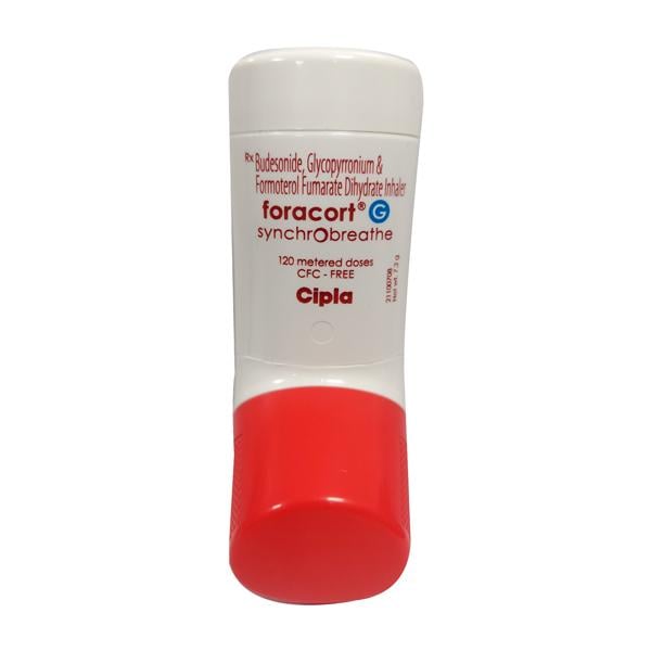 FORACORT G SYNCHROBREATHE WITH DOSE COUNTER 120md Inhaler 7.2g