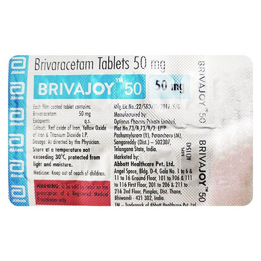 BRIVAJOY 50 Tablet 14's