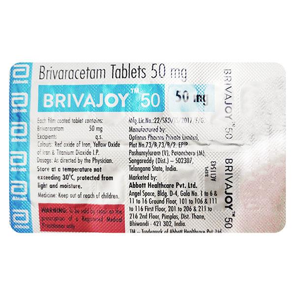 BRIVAJOY 50 Tablet 14's