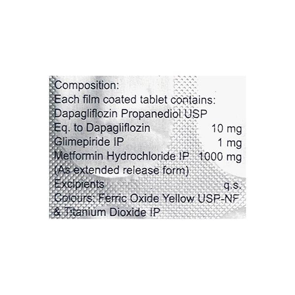 EMILDAP GM 10/1/1000 Tablet 10's