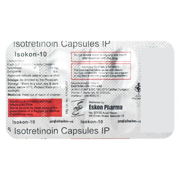 Isokon 10mg Capsule 10'S