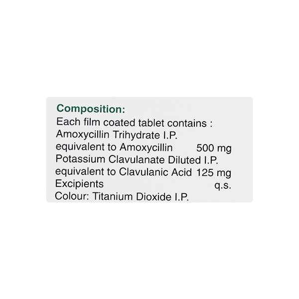 Miliclav 625mg Tablet 10'S