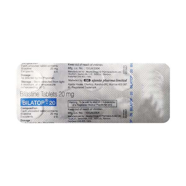 BILATOP 20 Tablet 10's