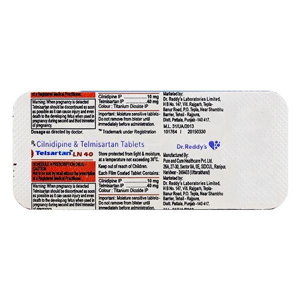 TELSARTAN LN 40 Tablet 10's