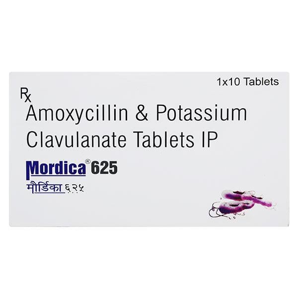 MORDICA 625 Tablet 10's