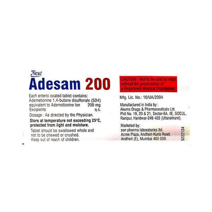 ADESAM NEW 200 Tablet 10's