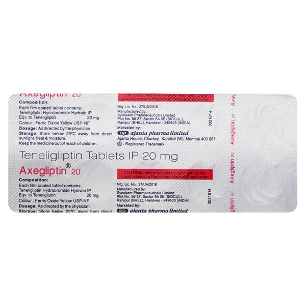 AXEGLIPTIN 20mg Tablet 10's
