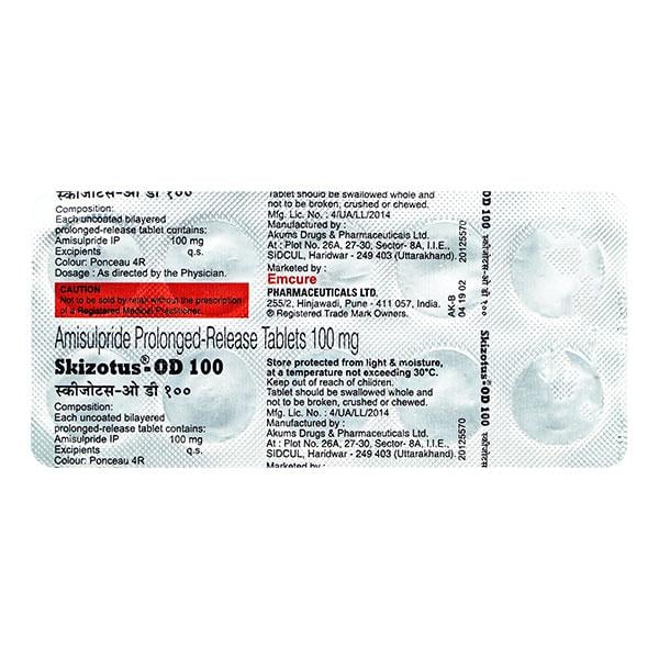 Skizotus OD 100mg Tablet 10'S
