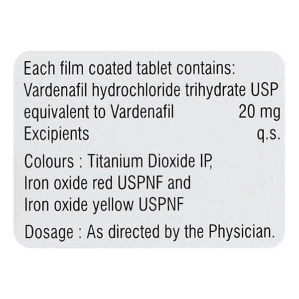 VARIMAX 20mg Tablet 4's