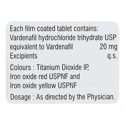 VARIMAX 20mg Tablet 4's