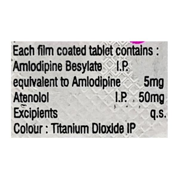 AMLOLIGHT AT 50mg Tablet 10's