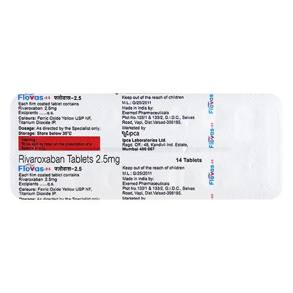 FLOVAS 2.5 Tablet 14's