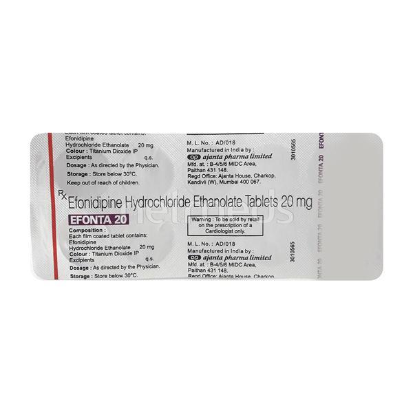 Efonta 20mg Tablet 10'S