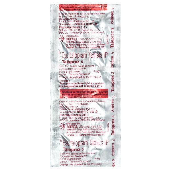 Taloprex 5mg Tablet 10'S