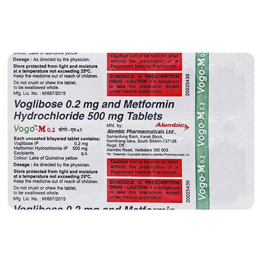 Vogo M 0.2mg Tablet 10'S