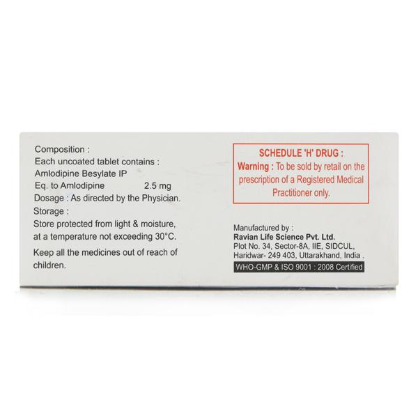 Amfirst 2.5mg Tablet 10'S