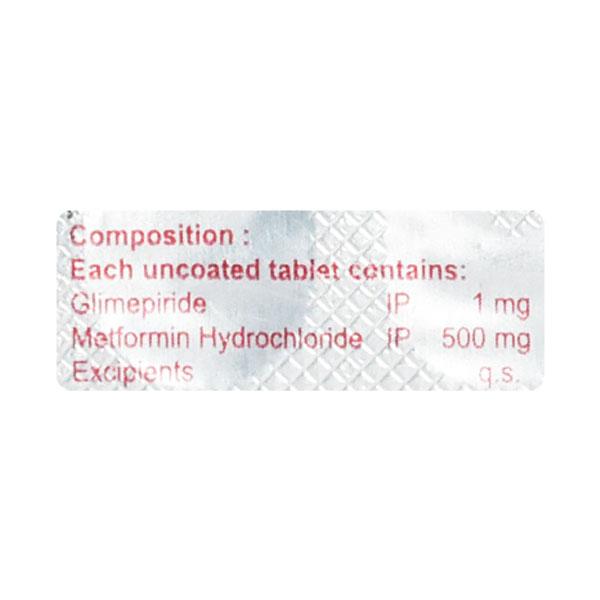 Glimp M 1/500mg Tablet 10'S